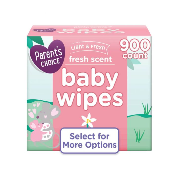 Parent's Choice Fresh Scent Baby Wipes, 900 Count (Select for More Options)