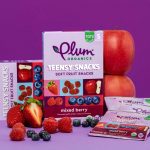 Plum Organics Teensy Snacks Soft Fruit Snacks for Toddlers