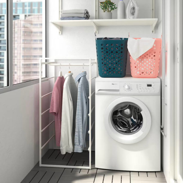 Flexible laundry basket