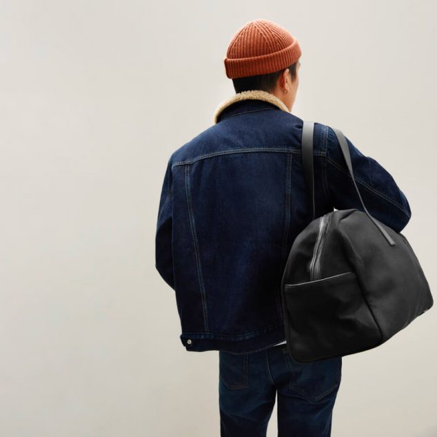 The Leather Twill Weekender