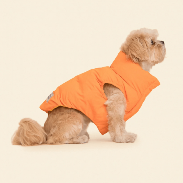 The Super Duper Reversible Parka Vest - Orange