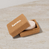 Cork transport box for solid shampoos