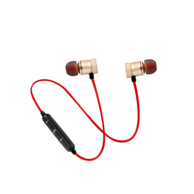 Cwxuan Sports Magnetic Bluetooth V4.1 Stereo Earphone with Microphone