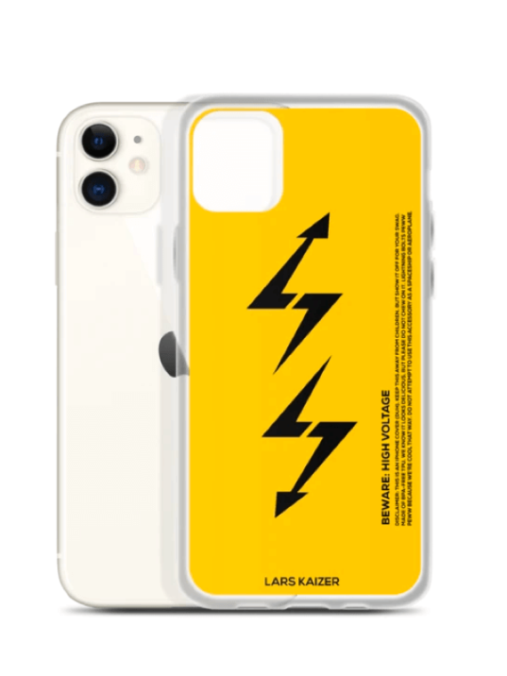 Yellow Lightning Pattern