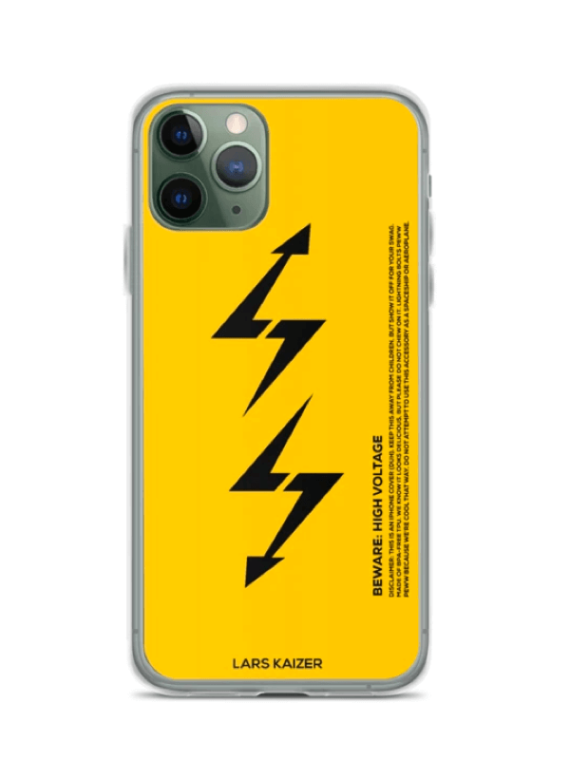 Yellow Lightning Pattern