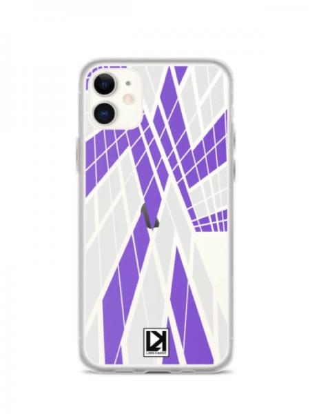 White Purple Pattern
