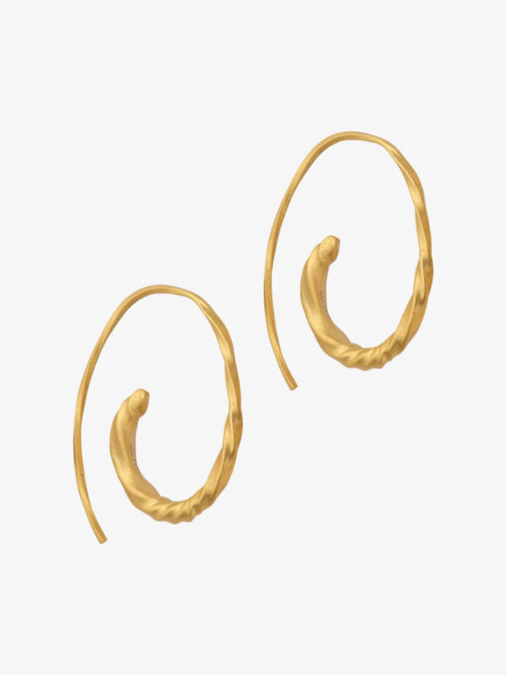 Round Flow Asymmetric Earrings