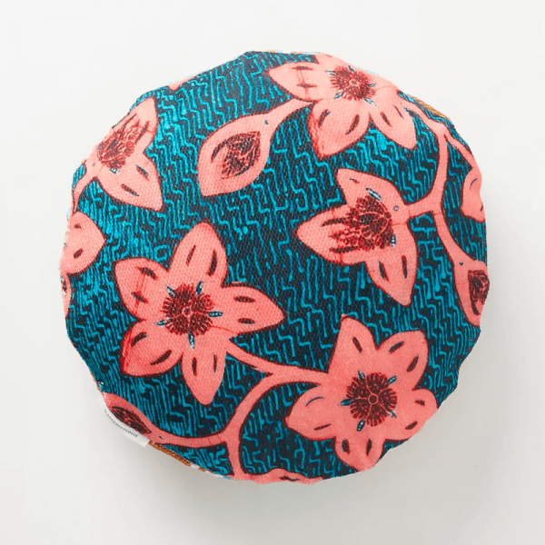 Round Flower Pillow