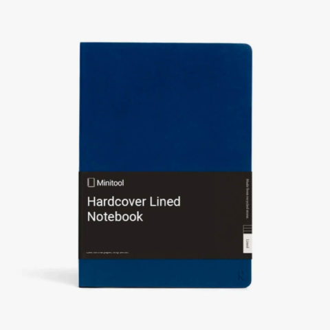 Dark Blue Hardcover Notebook