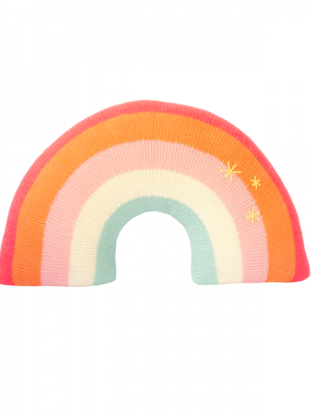 Pink Rainbow Pillow