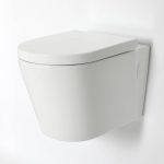 White Modern Wall Toilet