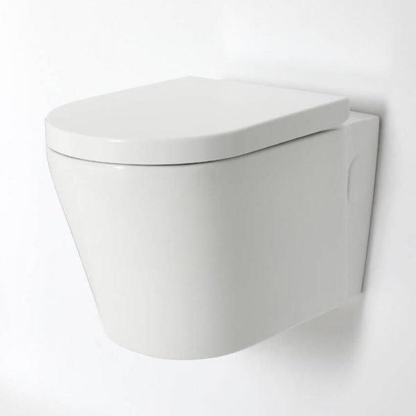 White Modern Wall Toilet